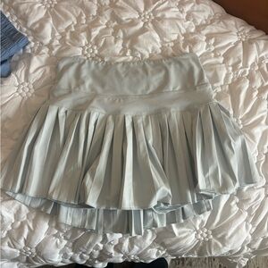 Light Blue Gold Hinge Skirt
